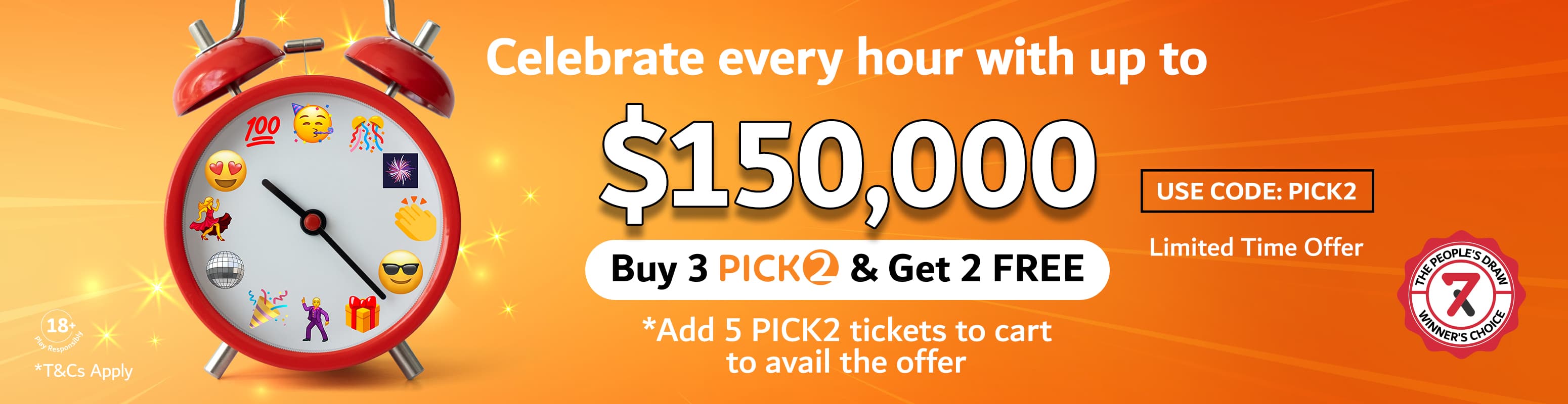 BUY 3 PICK2 GET 2 FREE